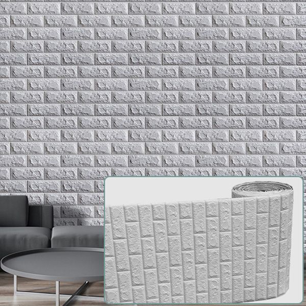 Avtoit | Modern Pearl Wainscoting Waterproof PVC Wall Access Panel Peel and Stick Wall Tile