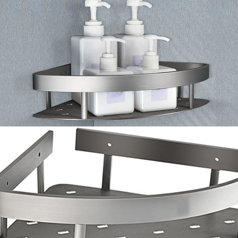 Avtoit | Contemporary Metal 5-piece Bathroom Accessories Set with Bath Shelf