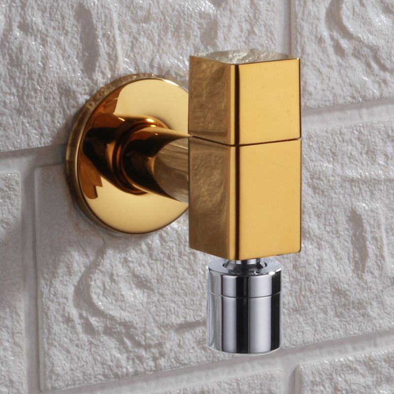 Avtoit | Contemporary Wall Mounted Bathroom Faucet Knob Handle Solid Brass Round Faucet