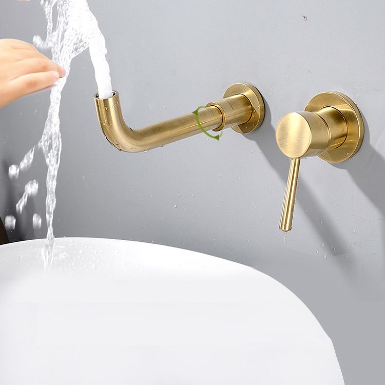 Avtoit | Contemporary Wall-Mounted Single-Hand Kitchen Faucet Low Arc Water Filler