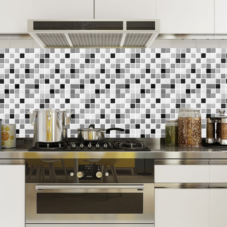 Avtoit | Mosaic Tile Wallpaper Plastic Waterproof Peel & Stick Mosaic Tile