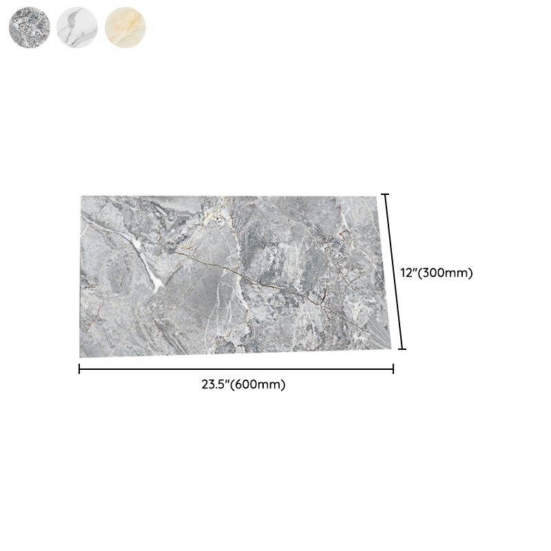 Avtoit | Multi-Tonal Style Vinyl Plank Peel and Stick Porcelain Tile Look Vinyl Plank Flooring