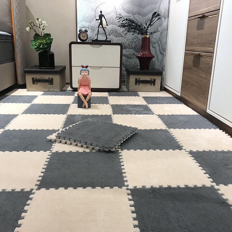 Avtoit | Color-fade-resistant carpet tile Solid color interlocking carpet tile