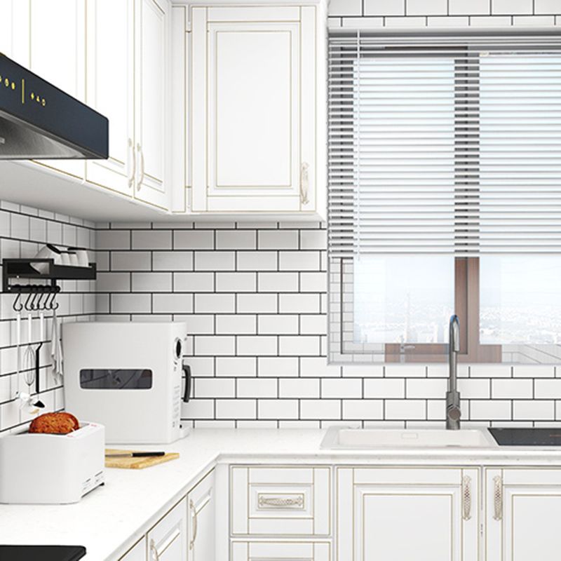 Avtoit | Single Tile Remove and Stick Back Wall Contemporary Kitchen Paper