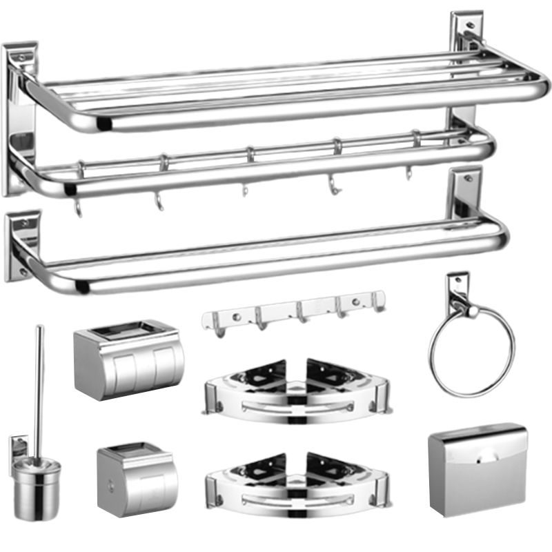 Avtoit | Silver Contemporary Bathroom Accessories As Individual Pieces Or As A Set