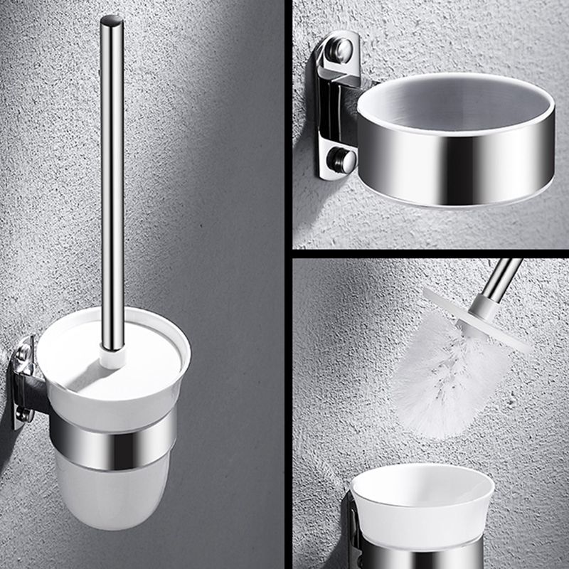 Avtoit | Modern Stainless Steel Bathroom Shelf Paper Holder Bathroom Accessory Set