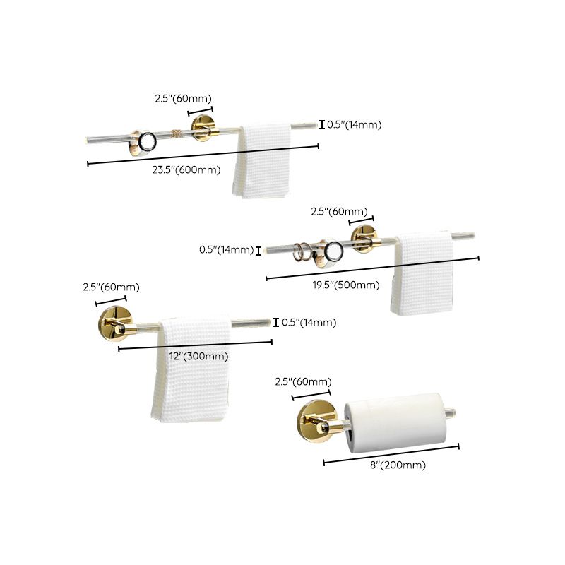 Avtoit | Plastic Modern Bathroom Accessories Hardware Set with Shelf