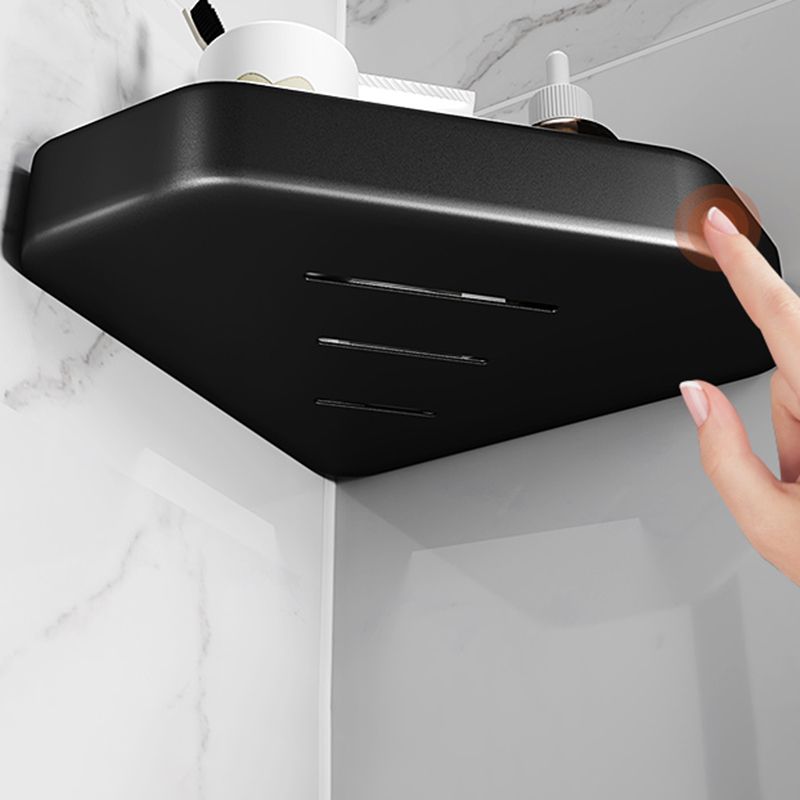 Avtoit | Matt black bathroom accessories set Modern anti-rust 1/2/3-piece bathroom shelf