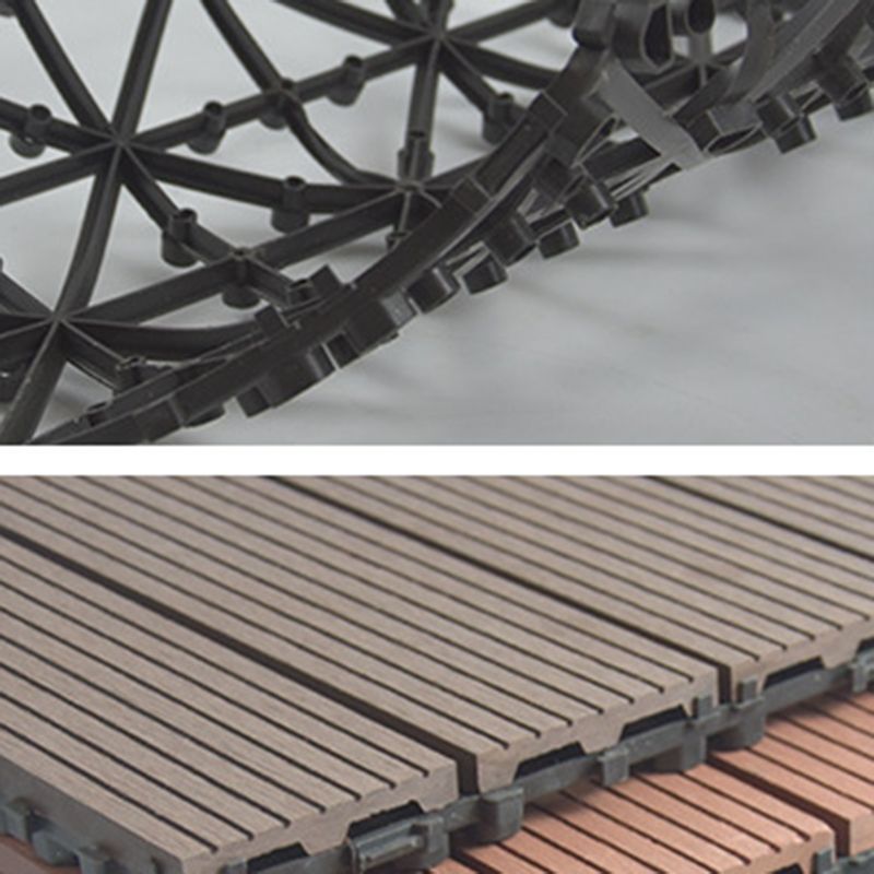 Avtoit | Wire brushed wooden floor tiles Click-Lock engineered wood for patio garden