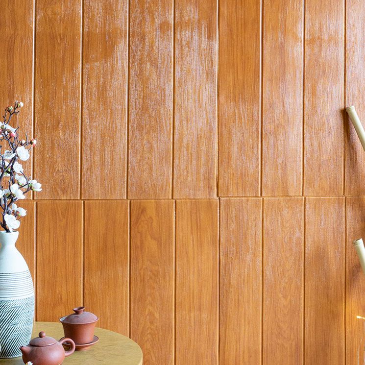 Avtoit | Polygon Peel and Stick Back Wall Tile PVC Wood Peel and Stick Tile