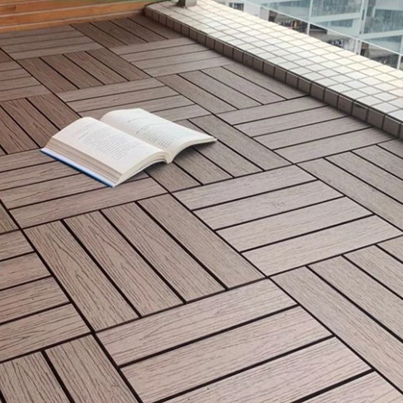 Avtoit | Classic interlocking deck boards Solid color patio tiles