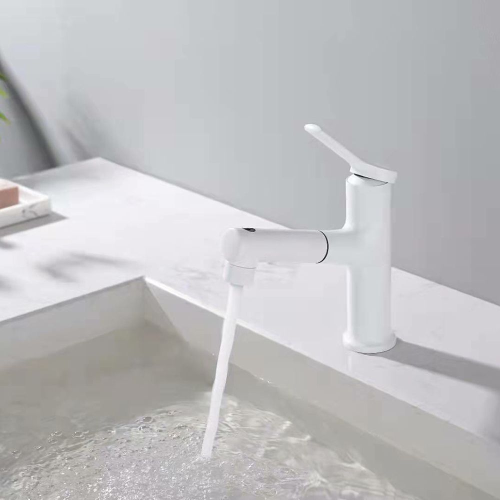 Avtoit | Contemporary Vessel Faucet Copper Single Handle Low Arc Pull Down Vessel Faucet for Home