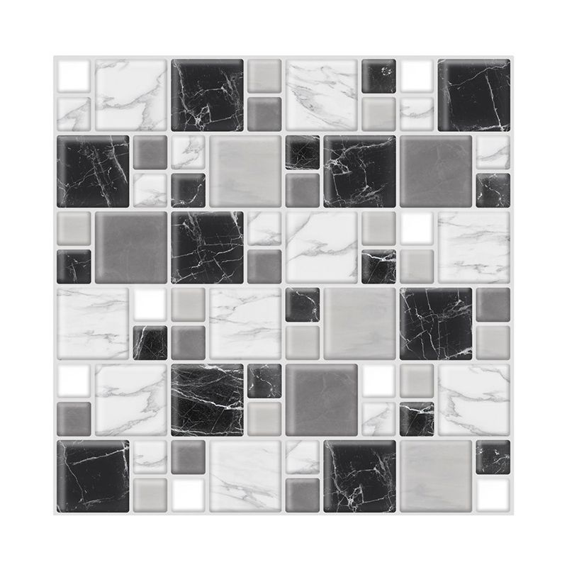 Avtoit | Wall tiles paste wallpaper Floral check pattern wallpaper tile