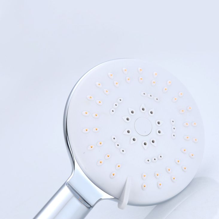Avtoit | Silver Shower Head Combo Metal Modern 5 Spray Pattern Shower Heads
