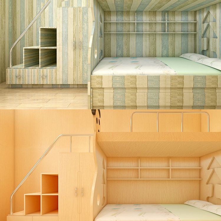 Avtoit | Modern Pearl Wainscoting PVC Wood Grain Wall Access Panel Peel and Stick Wall Tile