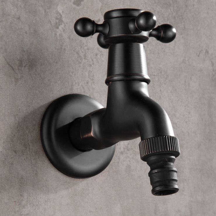 Avtoit | Wide Bathroom Sink Faucet Wall-Mounted Cross Handle Faucet
