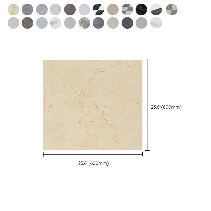 Avtoit | PVC Flooring Peel & Stick Stone Design Square Vinyl Floor for the Living Room