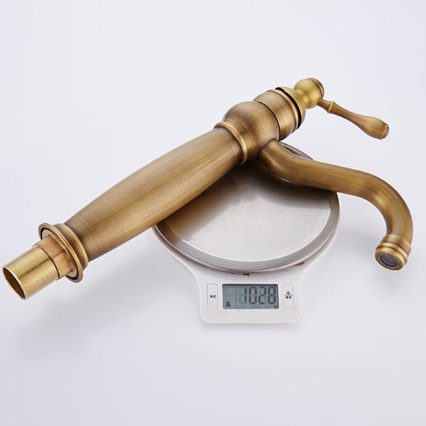 Avtoit | Round Basin Faucet Bathroom Faucet Single Lever High Arc Basin Faucet