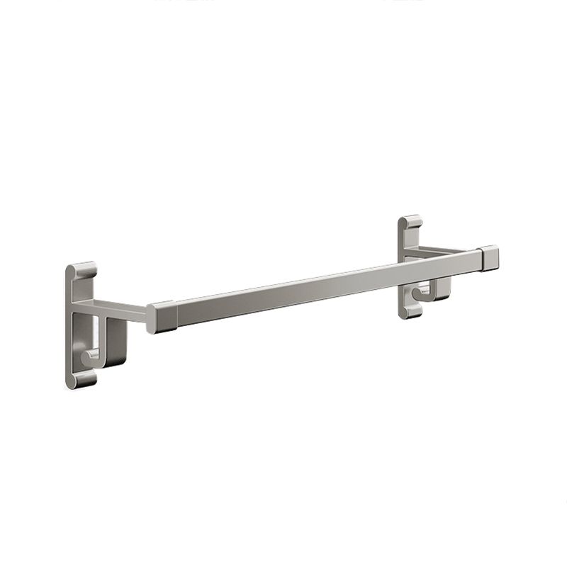 Avtoit | Gray Bathroom Accessory Set Contemporary Style Aluminum Towel Bar