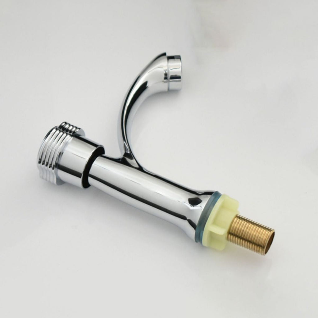 Avtoit | Modern bathroom faucet chrome knob handle with water hose sink faucet