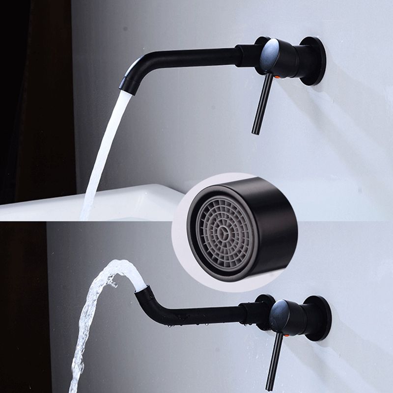 Avtoit | Lever handles Wall-mounted bathroom faucet High-arch sink faucet