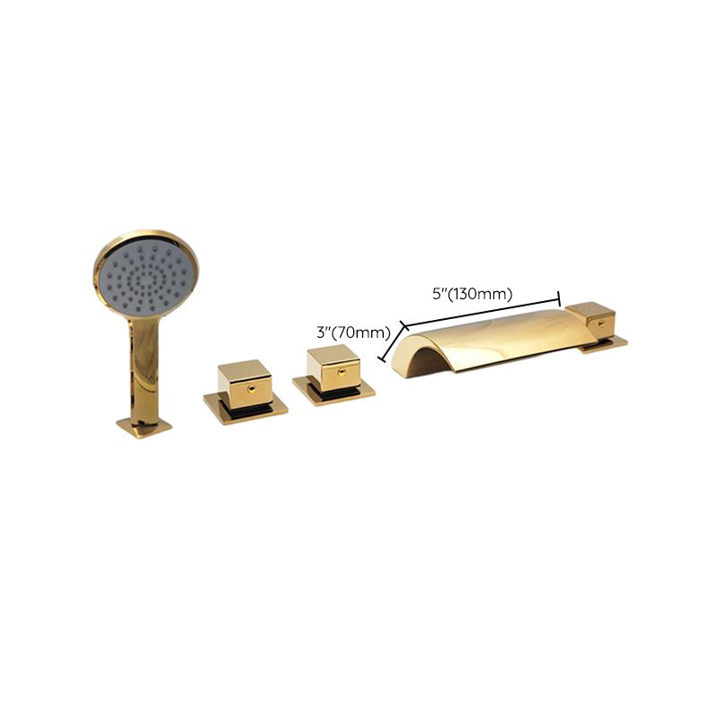 Avtoit | Contemporary Style Bathroom Faucet Metal Deck Mounted Bathroom Faucet