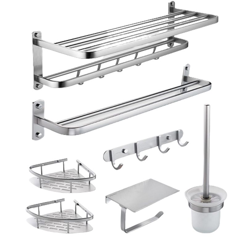 Avtoit | Modern Bathroom Set Paper Holder Bath Shelf Stainless Steel Bathroom Accessories Set