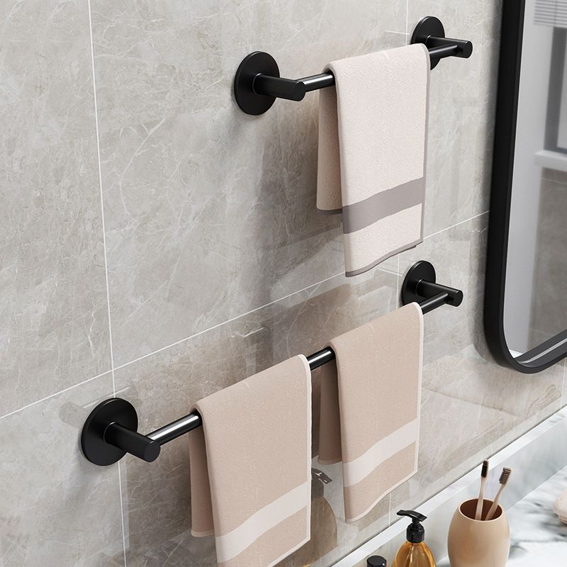 Avtoit | Aluminum Bathroom Hardware Set Black Bathroom Accessories Kit Towel Holder