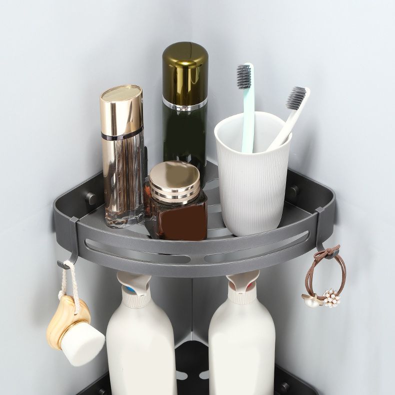 Avtoit | Contemporary Gray Bathroom Hardware Set Bathroom Shelf/Towel Bar Including Bathroom Set