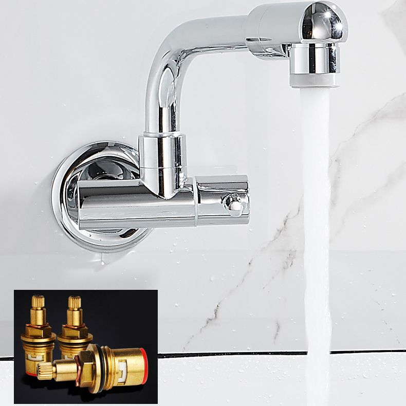 Avtoit | Wall-mounted metal bathtub filler with low arc waterfall bathtub faucet