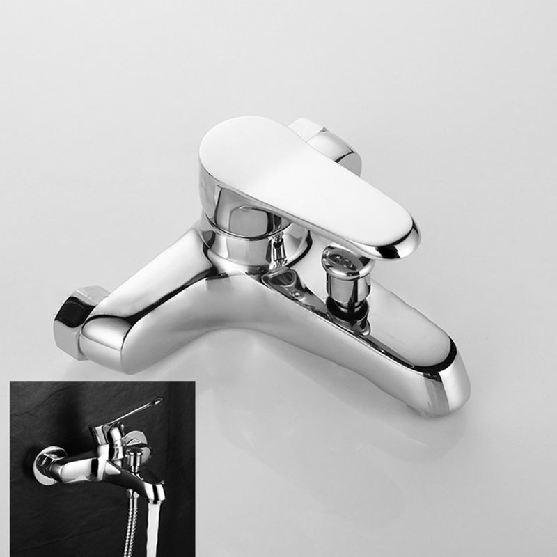 Avtoit | Bathroom Bathtub Pull-Out Wall-Mounted Hand Shower Fixed Bathtub Faucet