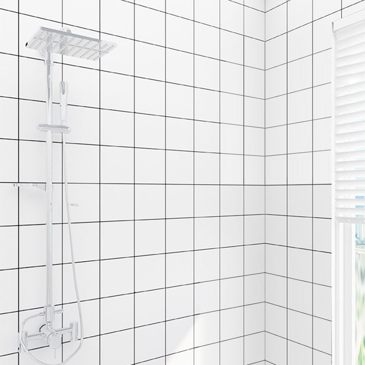Avtoit | Grid Mosaic Peel & Stick Tile Waterproof Wallpaper for Back Wall