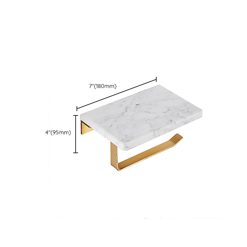 Avtoit | Metal and Marble Bathroom Accessory Single or in Set in Gold