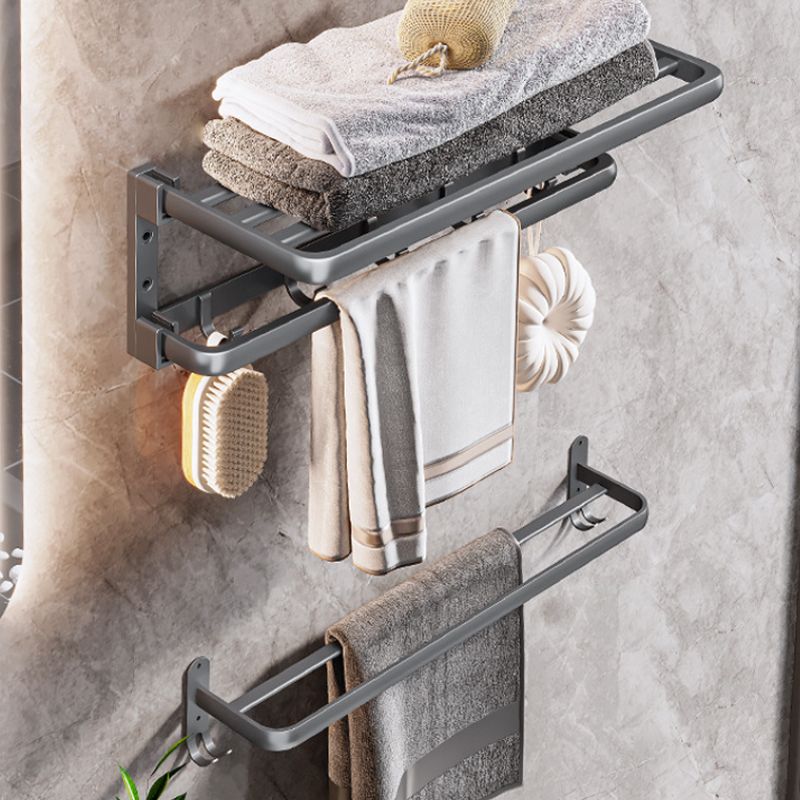 Avtoit | Modern Bathroom Accessories Hardware Set Gray Towel Bar Bathroom Shelf Bathroom Hardware Set