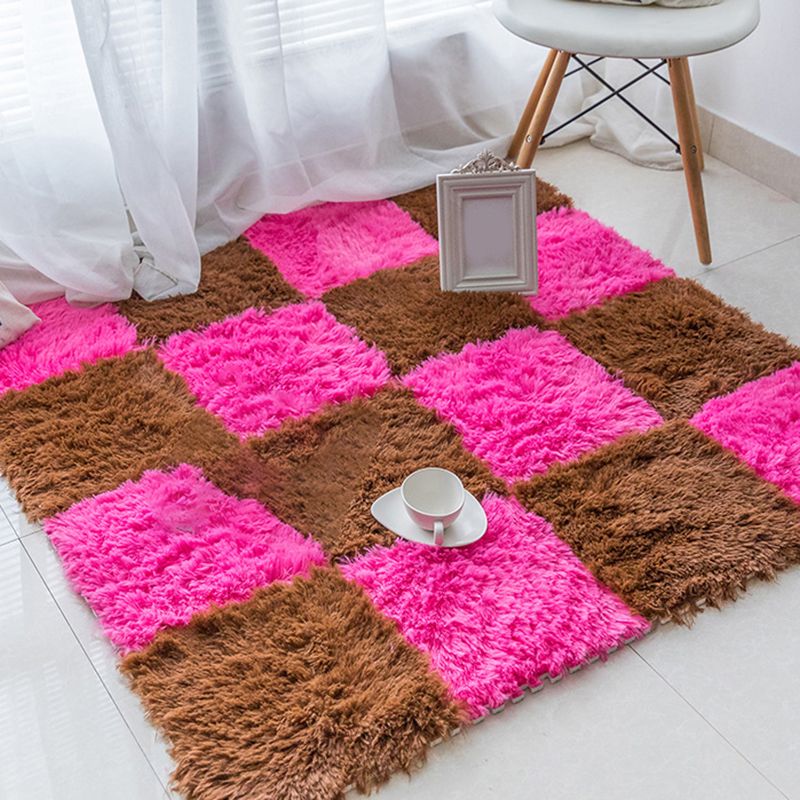 Avtoit | Basic carpet tiles solid color long pile square bedroom carpet tiles