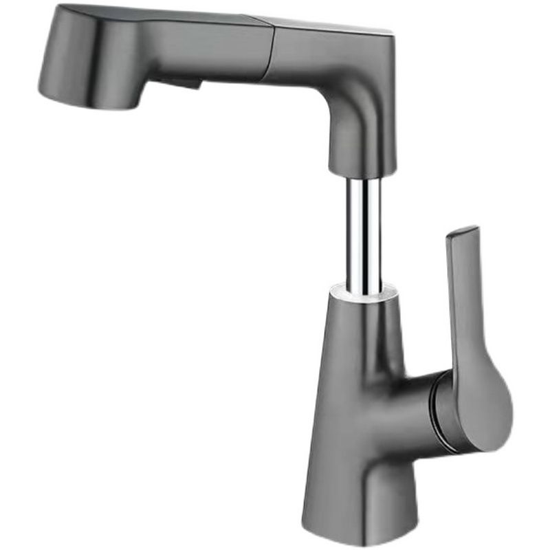 Avtoit | Modern centerset faucet with single lever handle for countertop sink bathroom fixture