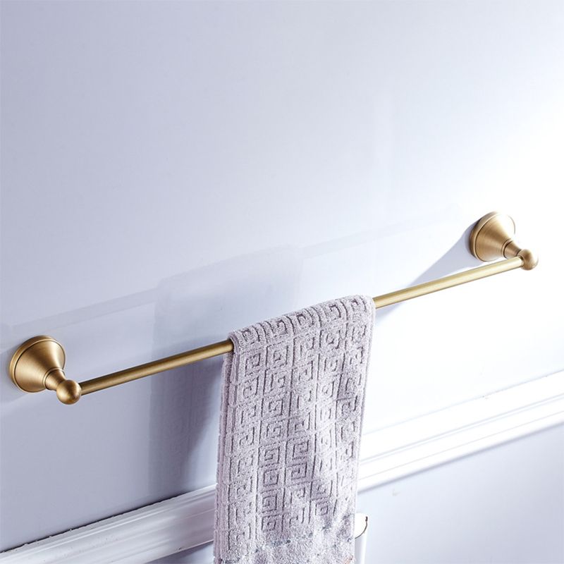 Avtoit | Metal Bathroom Set 4-Piece Traditional Style Gold Bathroom Hardware Set