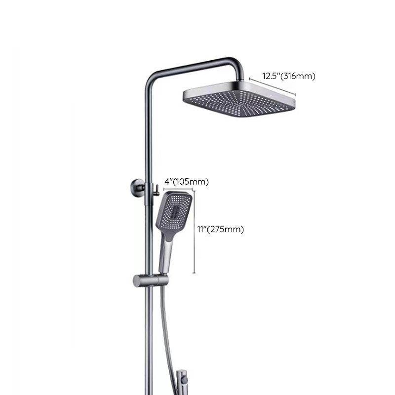 Avtoit | Modern adjustable swivel shower head metal shower fixture on the wall