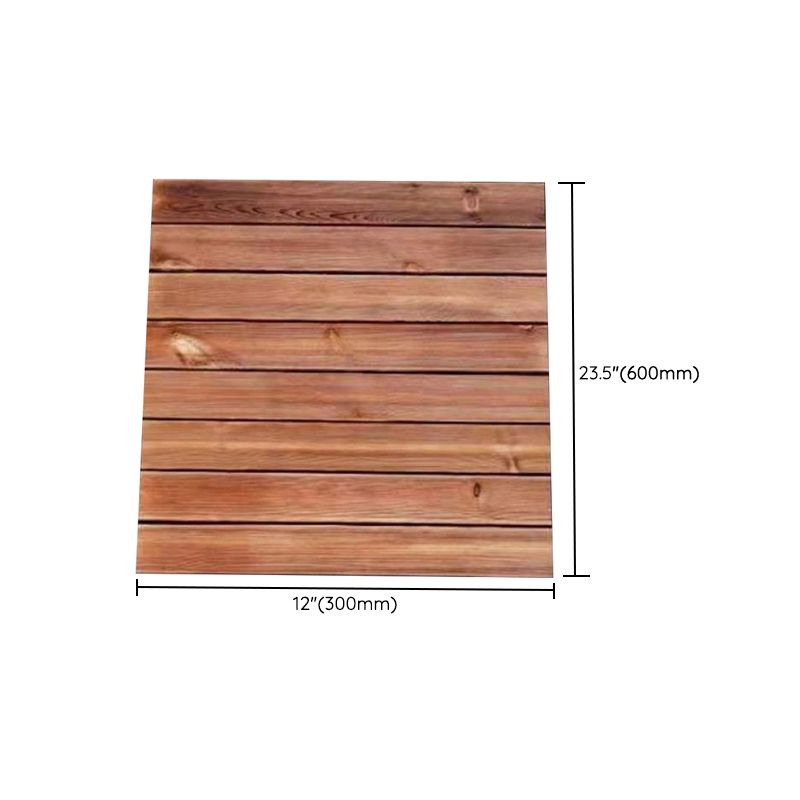 Avtoit | Outdoor Deck Board Wood Square Stripes Composite Flooring Terrace