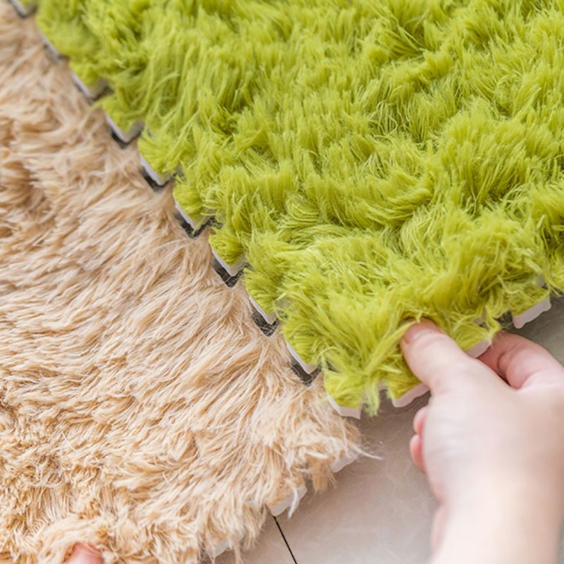 Avtoit | Basic carpet tiles solid color long pile square bedroom carpet tiles