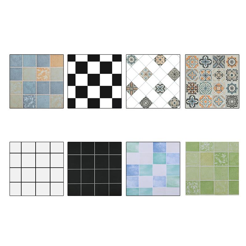Avtoit | Grid Mosaic Peel & Stick Tile Scratch-resistant Wallpaper for Backsplash