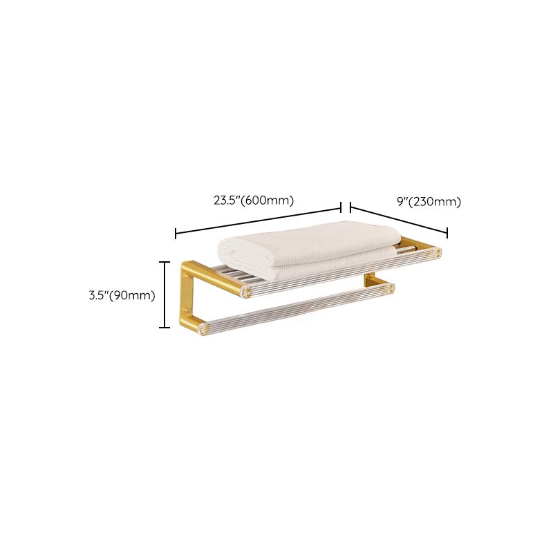 Avtoit | Metal and acrylic bathroom accessories as a single piece or in a set in gold