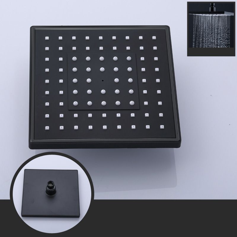 Avtoit | Contemporary Style Shower Head Plastic Fixed Shower Head in Round and Square Shape