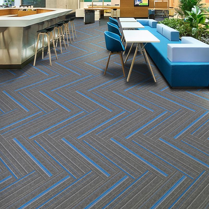 Avtoit | Dark Color Level Loop Carpet Tile Non-Slip Self-Adhesive Indoor Office Carpet Tiles