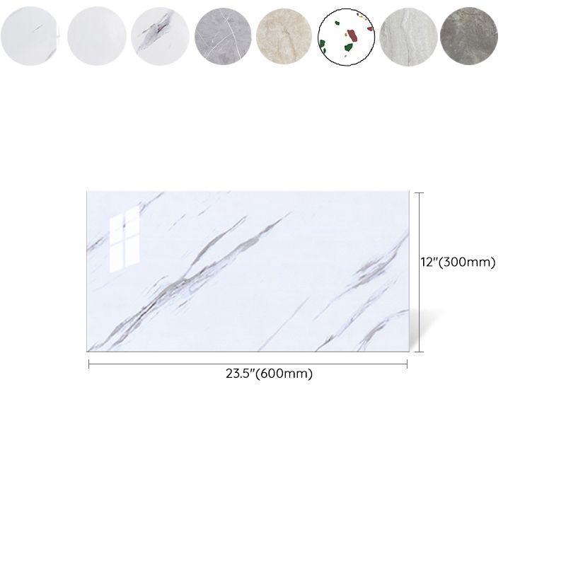 Avtoit | Modern Pearl Wall Protection Element PVC Wall Access Panel Peel and Stick Wall Tile Set of 5