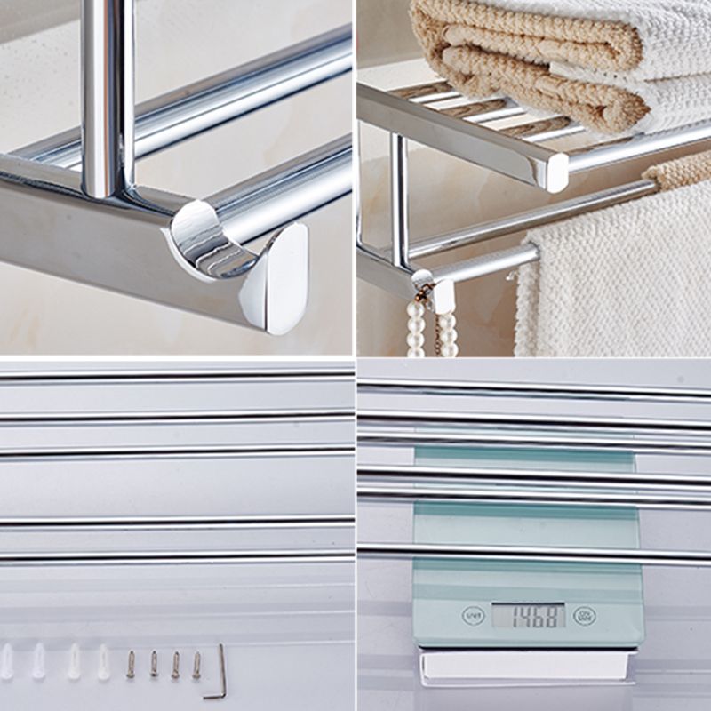Avtoit | Contemporary Bathroom Accessories Hardware Set made of silver metal
