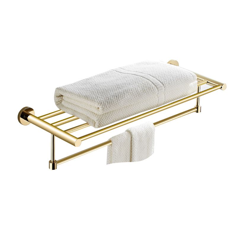Avtoit | 4 Pieces Traditional Bathroom Accessory Set Brass Bathroom Set in Matte Gold