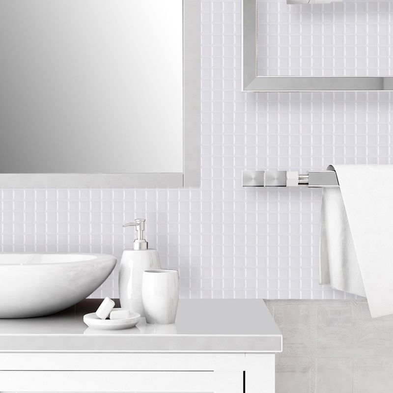 Avtoit | Peel-and-Stick Tile Square Stain-Resistant Mosaic Peel-and-Stick Tile for the Kitchen