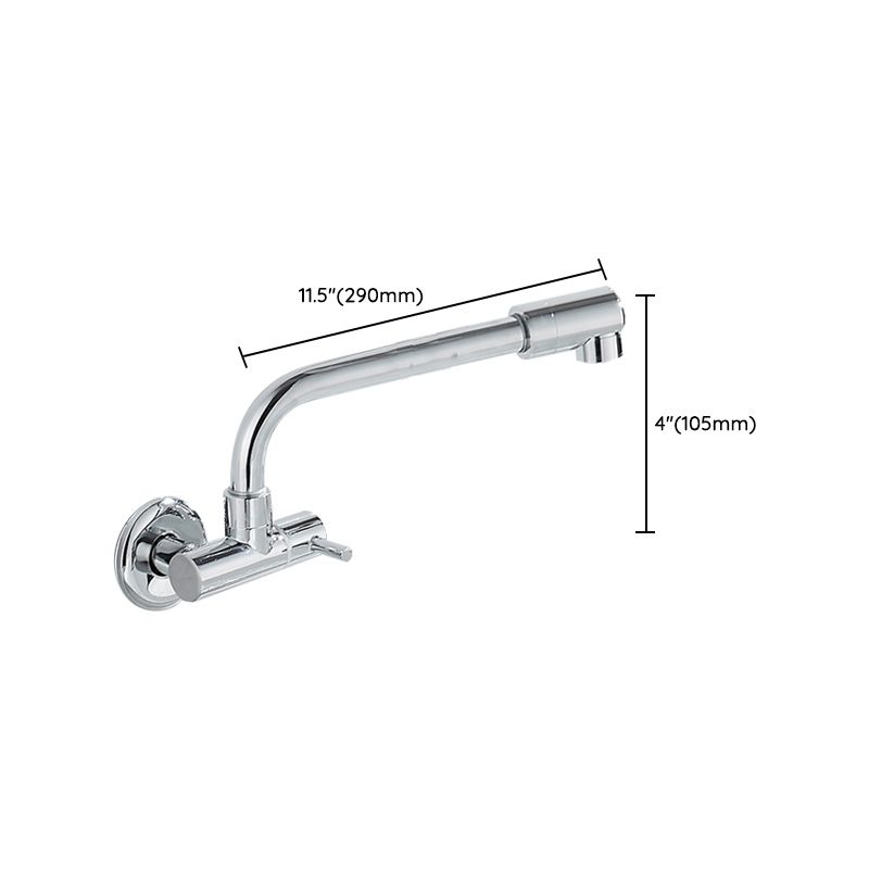 Avtoit | Wall-mounted metal bathtub filler with low arc waterfall bathtub faucet