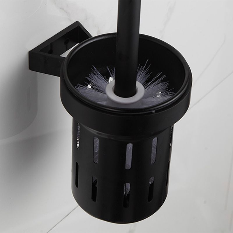 Avtoit | Modern Matt Black Bathroom Shelf Paper Holder Bathroom Accessory Set